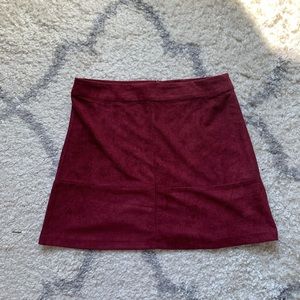 Lulus suede skirt